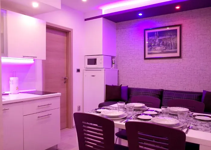 Purple & Apple Green